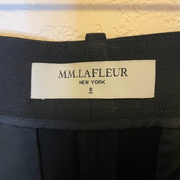 MM LaFleur Women's Black Pants Size 8 High Rise Deep Pockets Extra Hem allowance - Picture 5 of 16